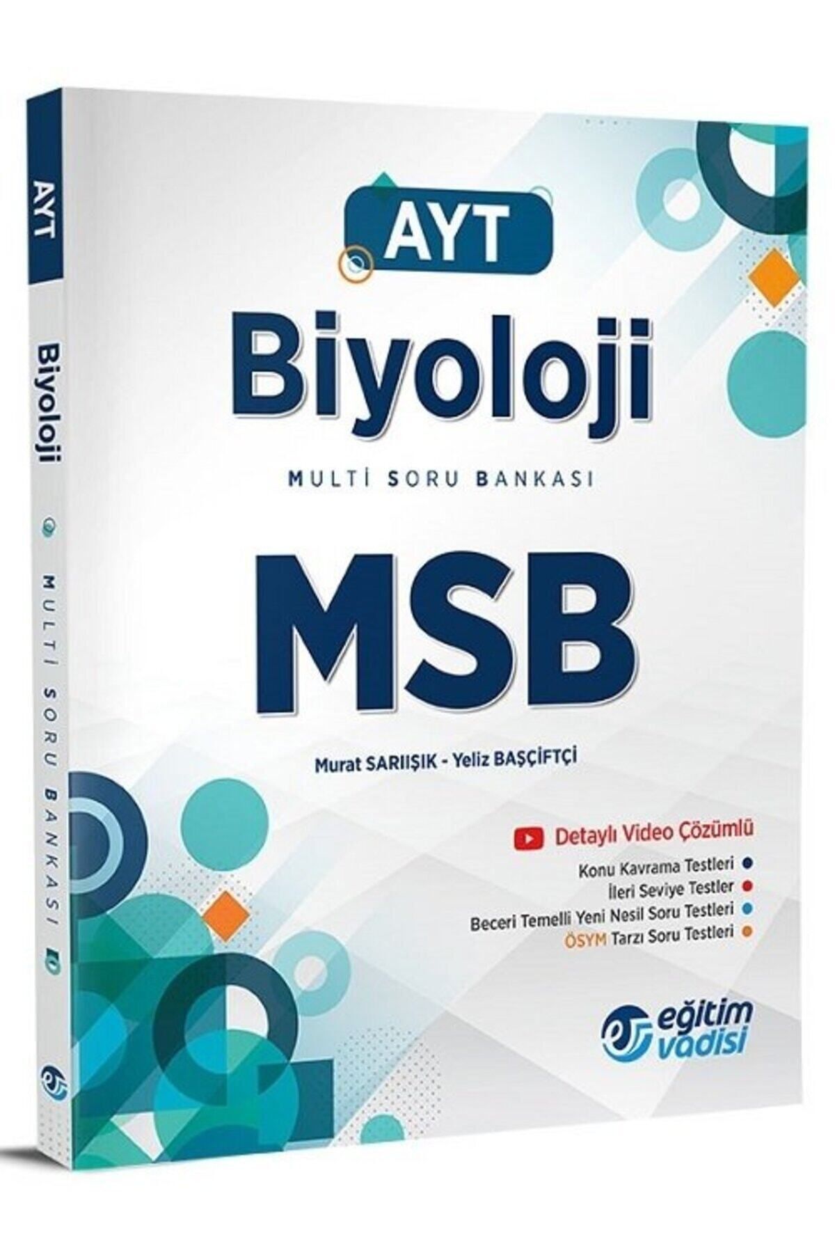 YKS AYT Biyoloji MSB Multi Soru Bankası Video Çözümlü Eğitim Vadisi Yayınları