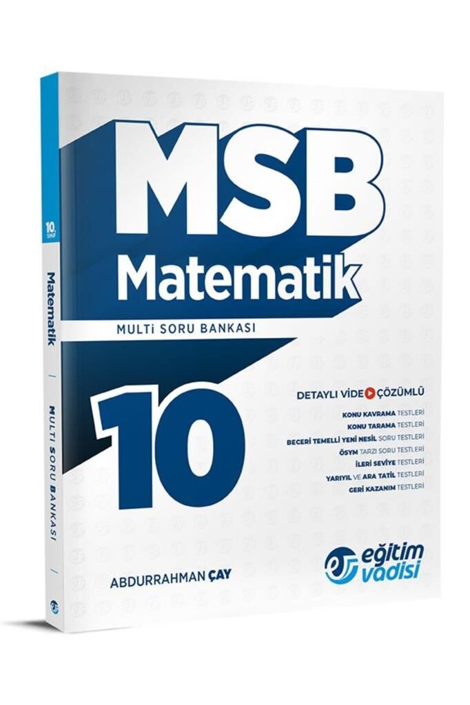 Eğitim Vadisi 2024 10. Sınıf Matematik Multi Soru Bankası