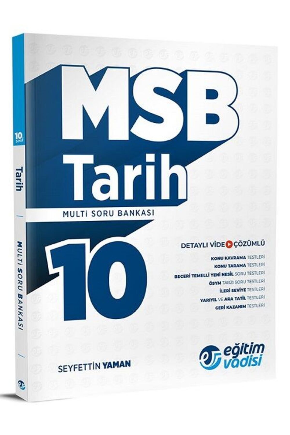 10. Sınıf Tarih MSB Modüler Soru Bankası Video Çözümlü Eğitim Vadisi Yayınları