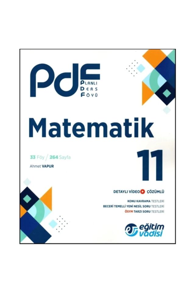 Eğitim Vadisi 11. Sınıf Matematik Pdf (PLANLI DERS FÖYÜ)