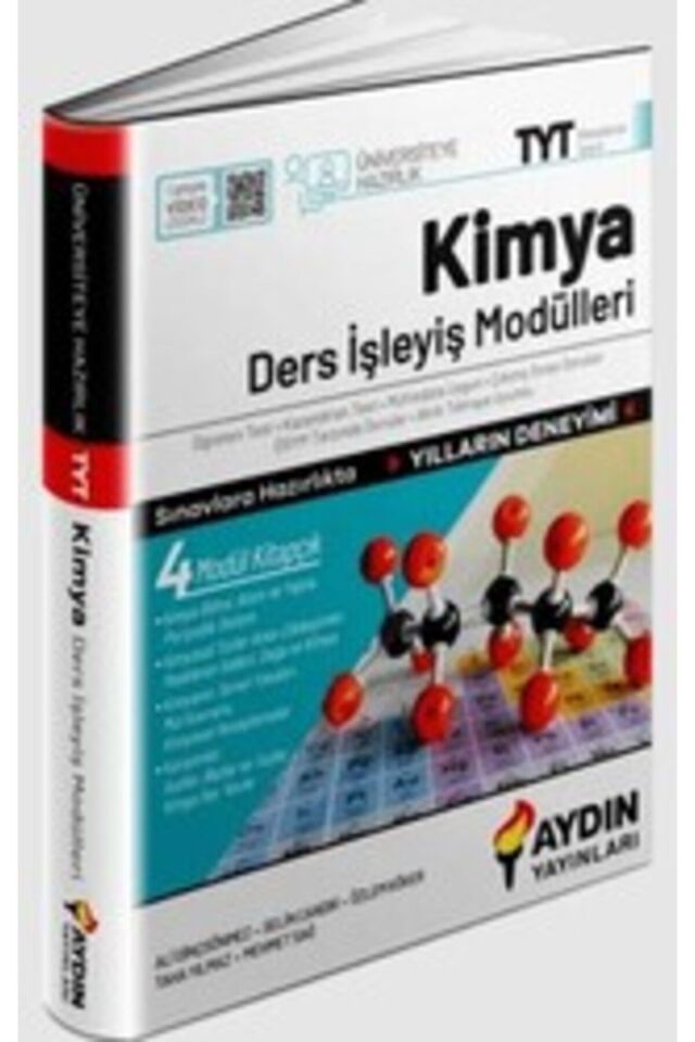 Üniversiteye Hazırlık Tyt Kimya Ders Işleyiş Modülleri