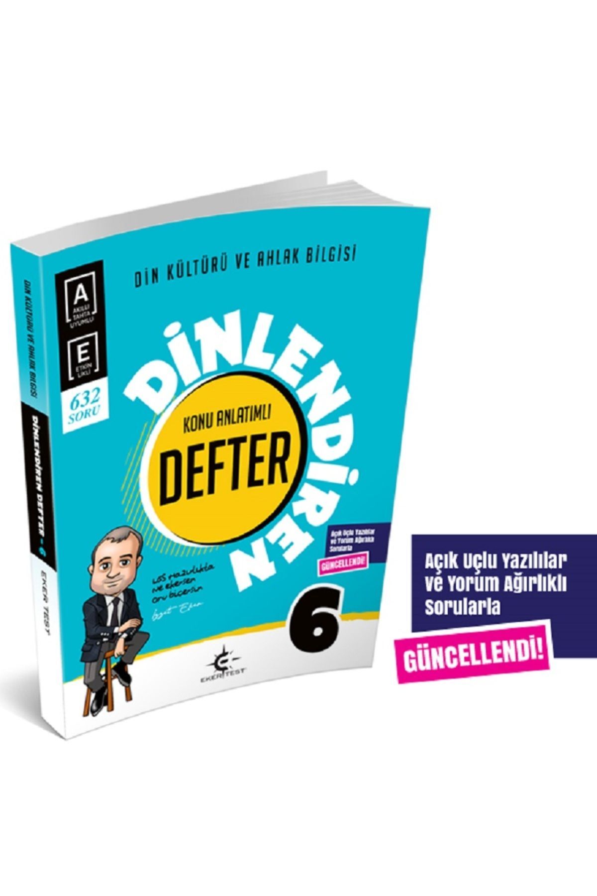 Ekertest Yayınları 6. Sınıf Din Kültürü Dinlendiren Defter (İZZET EKER) 2023