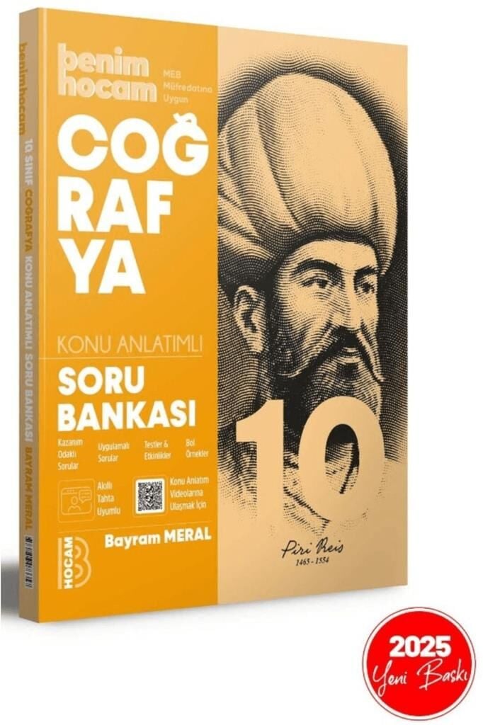 2025 10. Sınıf Coğrafya Konu Anlatımlı Soru Bankası / Benim Hocam Yayınları / 9786256073357