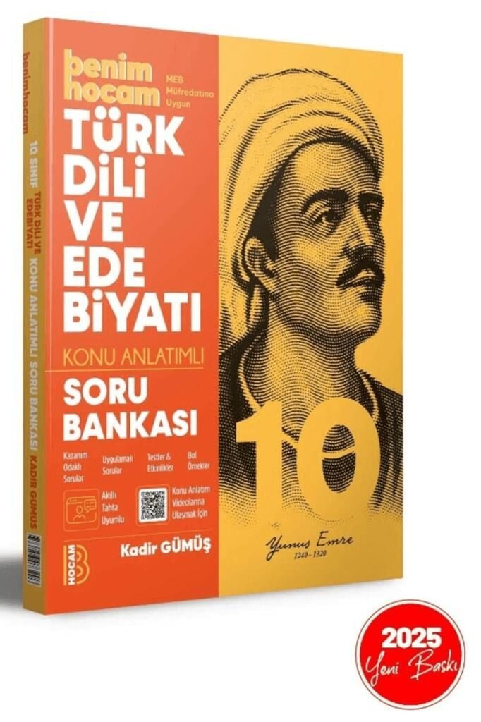 2025 10. Sınıf Türk Dili ve Edebiyatı Konu Anlatımlı Soru Bankası / 9786256073296