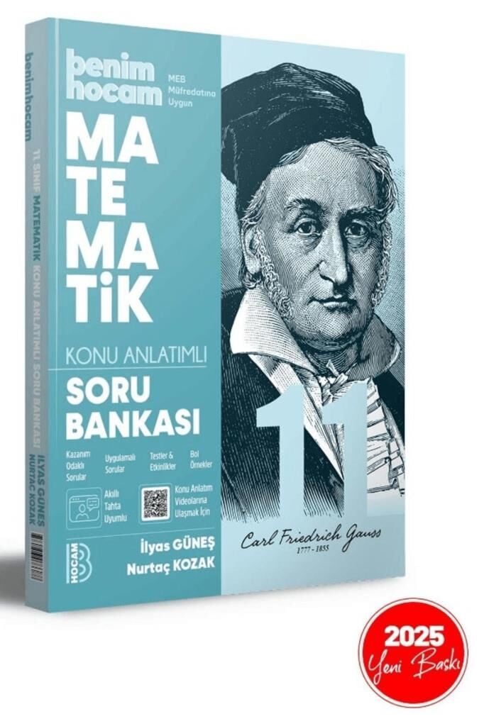 2025 11. Sınıf Matematik Konu Anlatımlı Soru Bankası / Benim Hocam Yayınları / 9786256073388