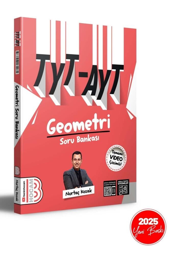 2025 TYT- AYT Geometri Tamamı Video Çözümlü Soru Bankası Benim Hocam Yayınları