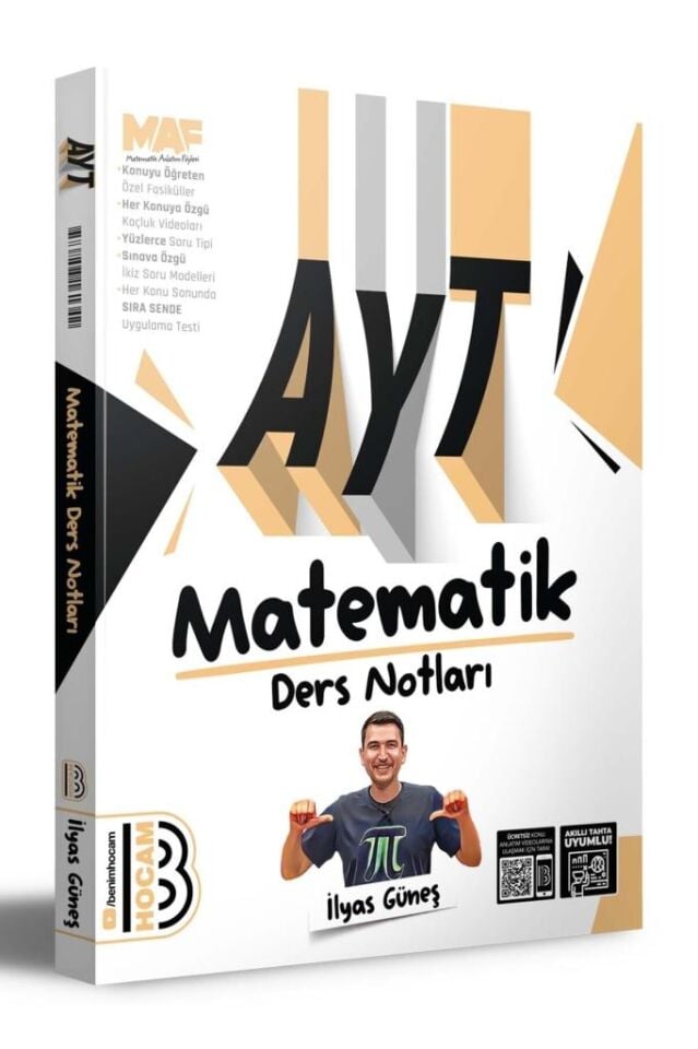 2024 AYT Matematik Ders Notları Benim Hocam Yayınları