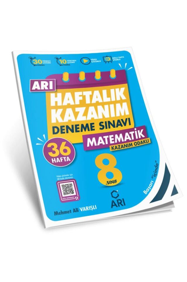 8 Sınıf Haftalık kazanım matematik deneme sınavı