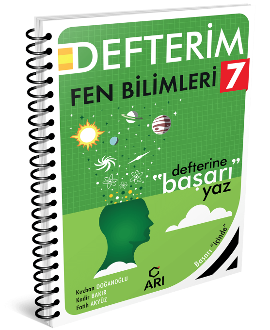 Arı Yayıncılık - 7.sınıf Fen Bilimleri Defterim