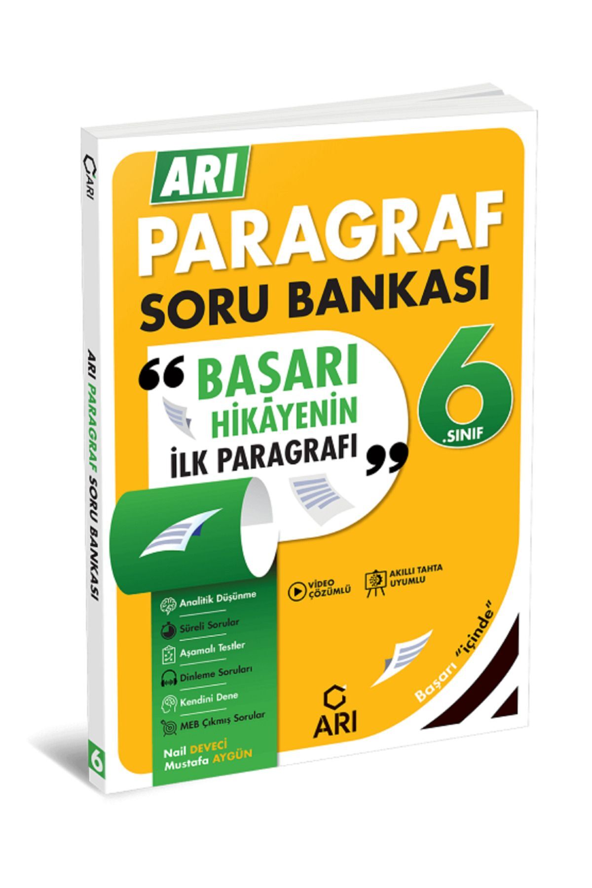 ARI YAYINCILIK 6.SINIF PARAGRAF SORU BANKASI YENİ