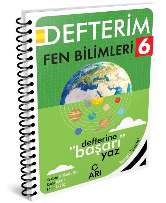 Arı Yayınları 6.sınıf Fenito Fen Bilimleri Defterim