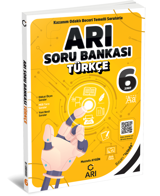 Arı Yayıncılık Arı Yayınları 6 Sınıf Türkçe Arı Soru Bankası