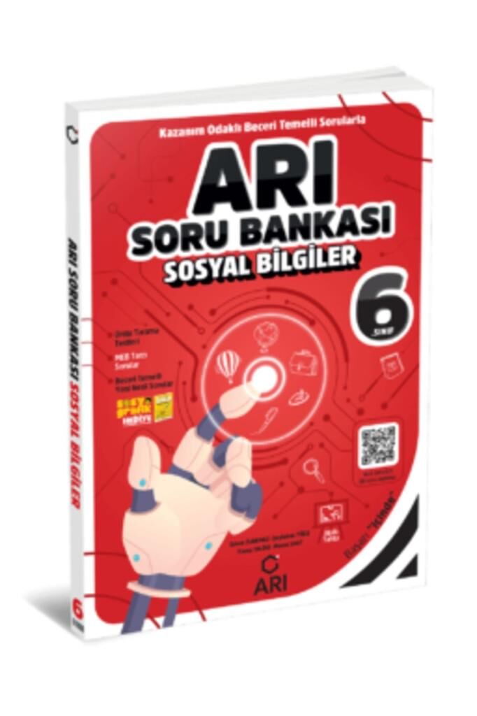 Arı Yayınları 6. Sınıf Sosyal Bilgiler Arı Soru Bankası