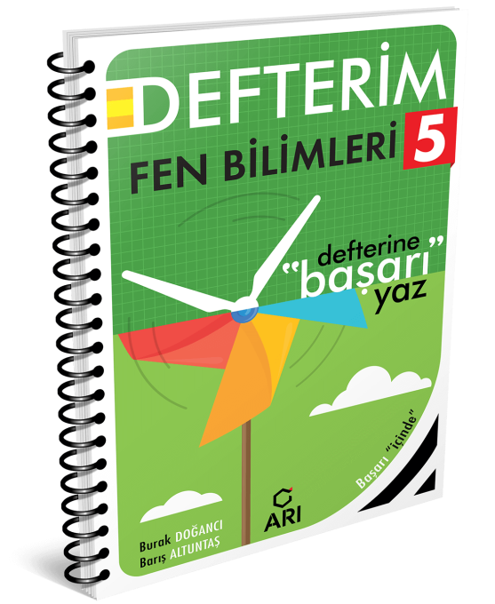 Arı Yayınları 5.Sınıf Fen Bilimleri Defterim (Yeni Müfredat)