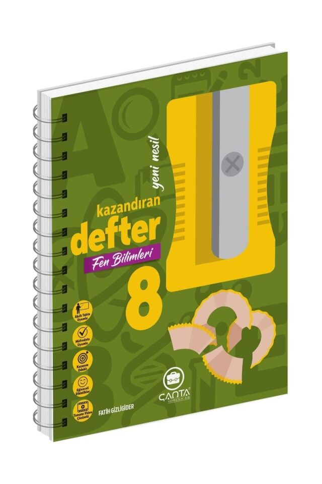 Çanta Yayınları 8.sınıf Fen Bilimleri Yeni Nesil Kazandıran Defter