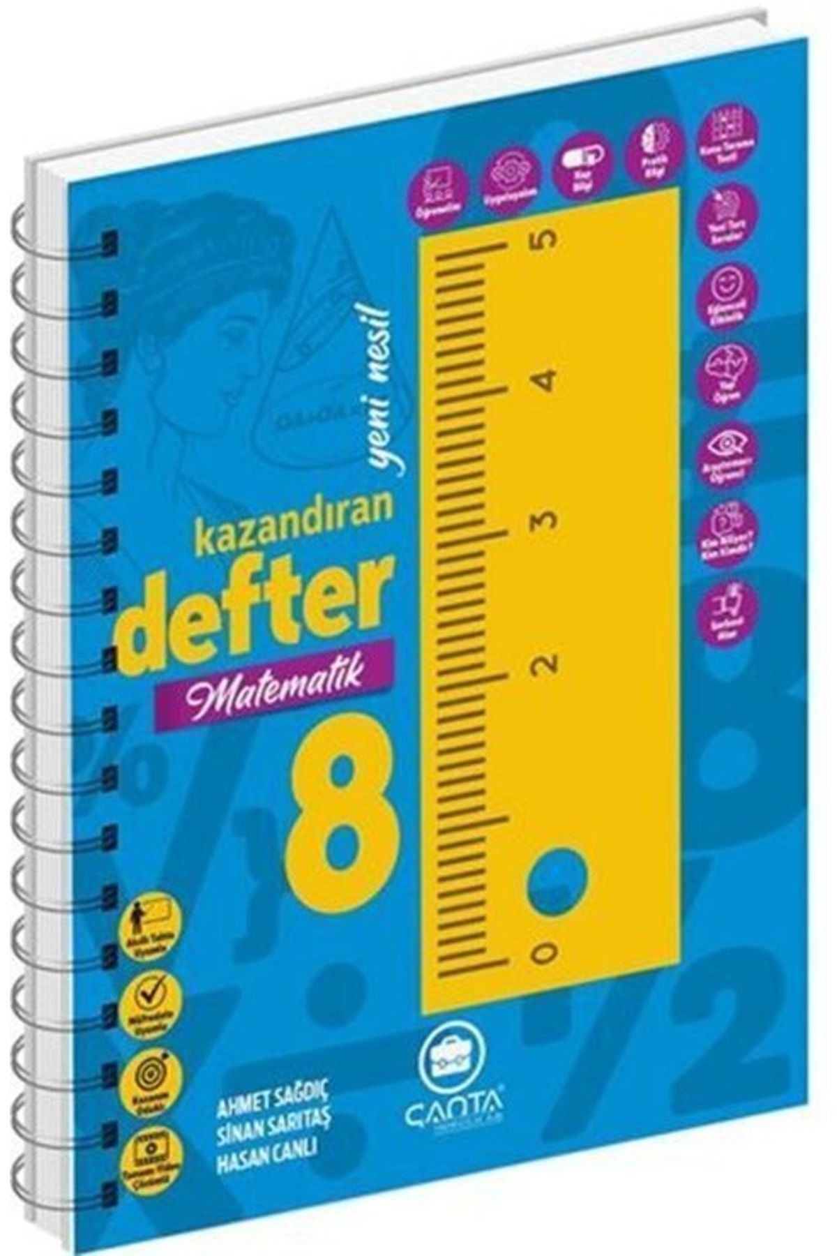 Çanta Yayınları 8.sınıf Matematik Yeni Nesil Kazandıran Defter