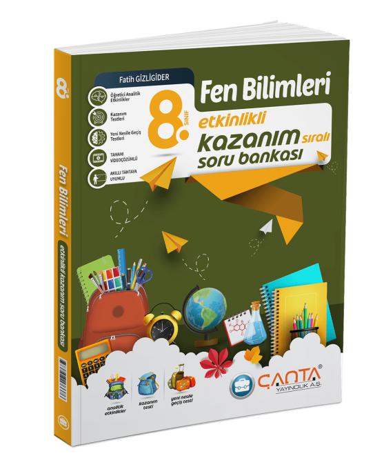 8. Sınıf Fen Bilimleri Etkinlikli Kazanım Soru Bankası