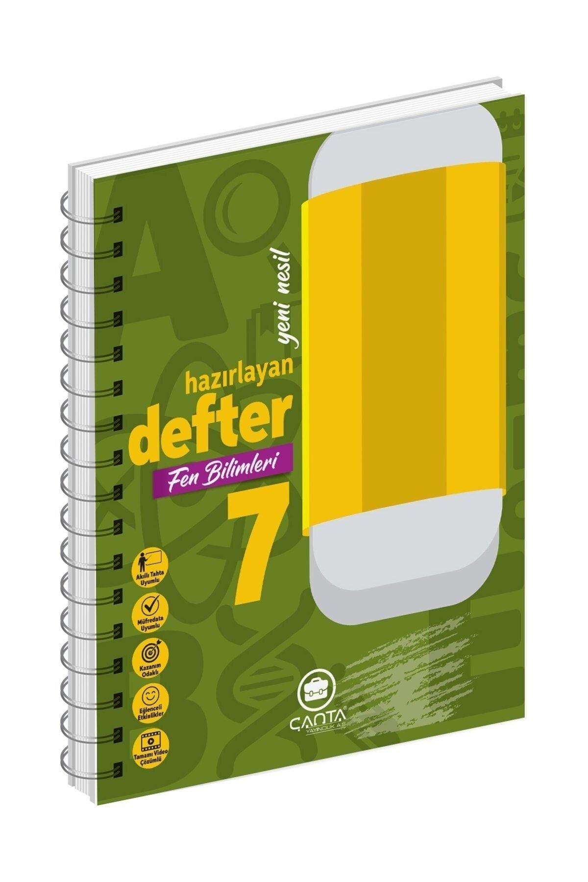 Çanta Yayınları 7.sınıf Fen Bilimleri Yeni Nesil Hazırlayan Defter