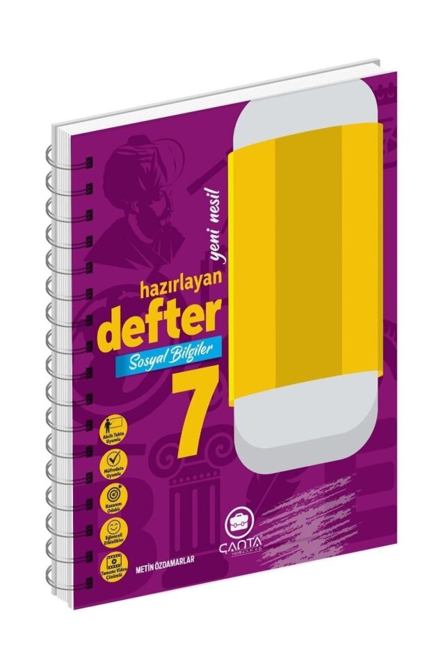 Çanta Yayınları 7.sınıf Sosyal Bilgiler Yeni Nesil Hazırlayan Defter