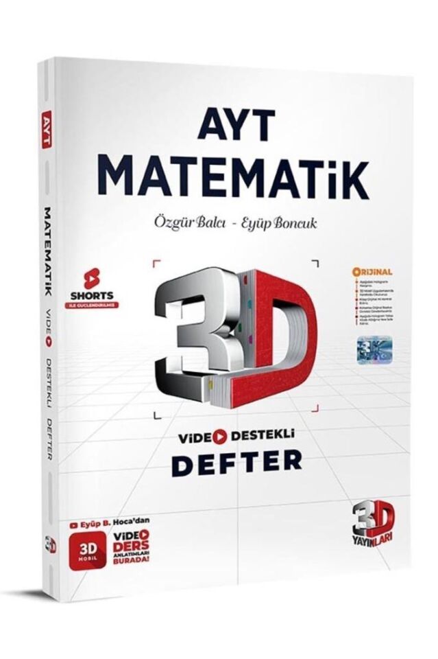 Ayt Matematik Video Destekli Defter