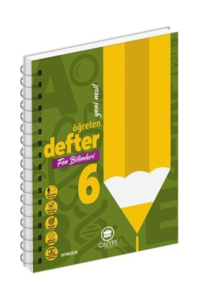 6.sınıf Fen Bilimleri Yeni Nesil Öğreten Defter