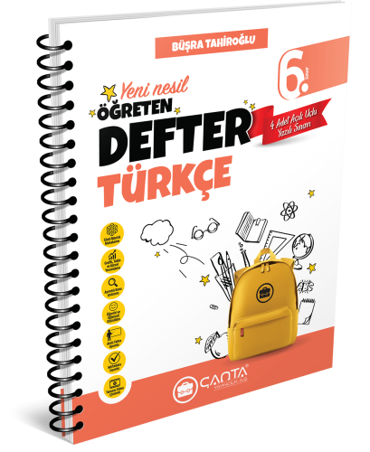 Çanta Yayınları 6. Sınıf Türkçe Öğreten Defter