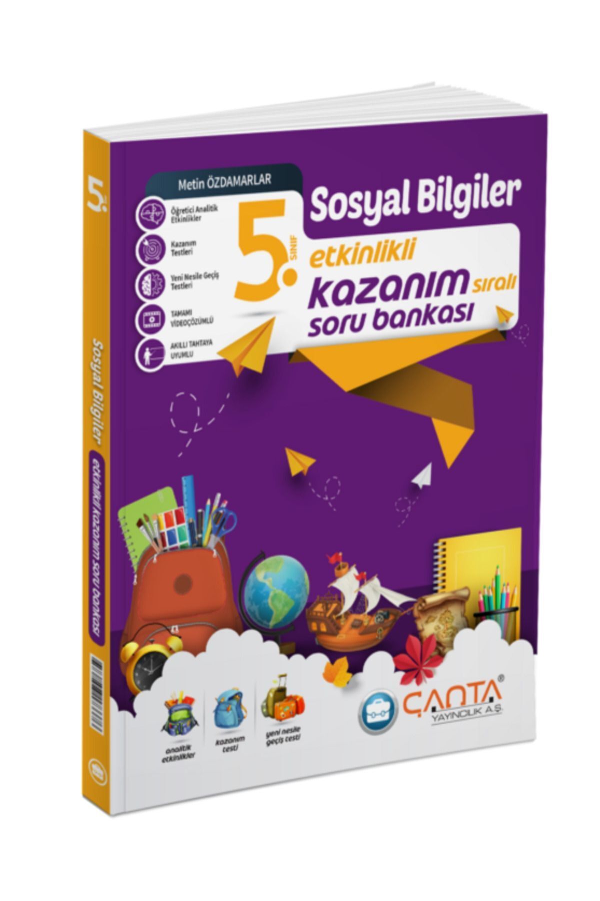 Çanta Yayınları 5.sınıf Sosyal Bilgiler Etkinlikli Kazanım Soru Bankası