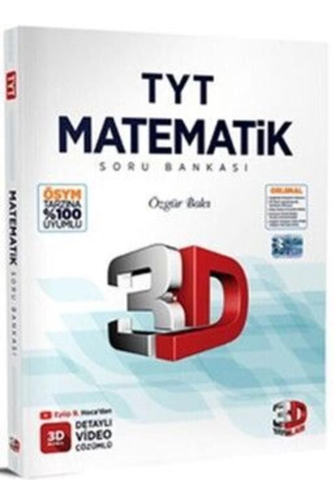 3d Tyt Matematik Soru Bankası 2023 Model Hologramlı Baskı