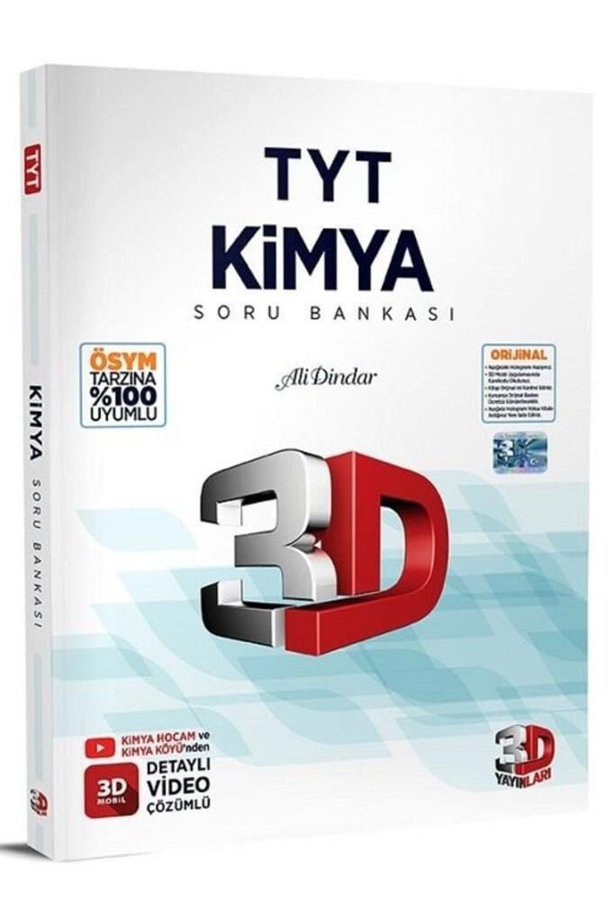 Tyt Kimya Soru Bankası Tamamı Video Çözümlü