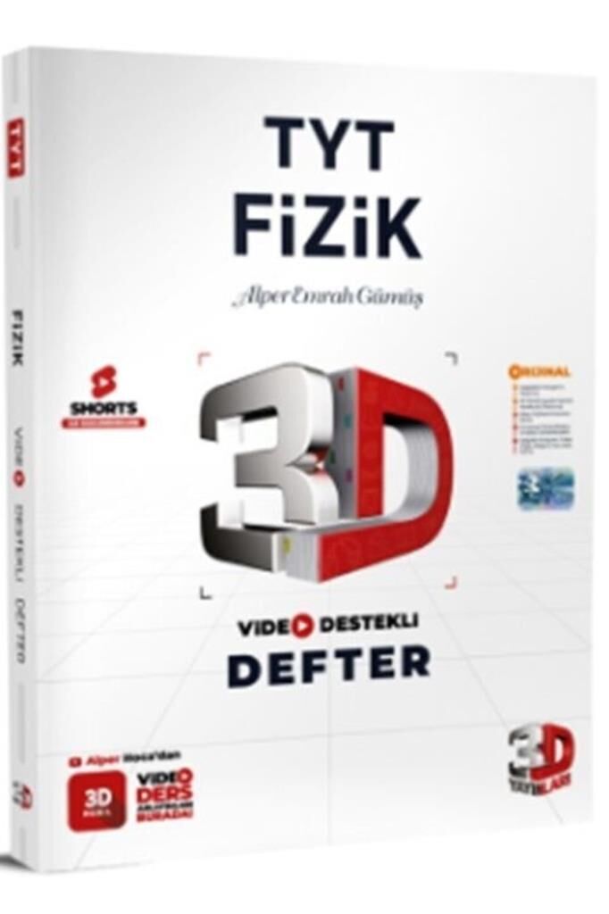 Tyt Fizik Video Destekli Defter