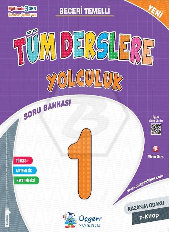 Üçgen Yayınları 1. Sınıf - TÜM DERSLERE Yolculuk - 2024