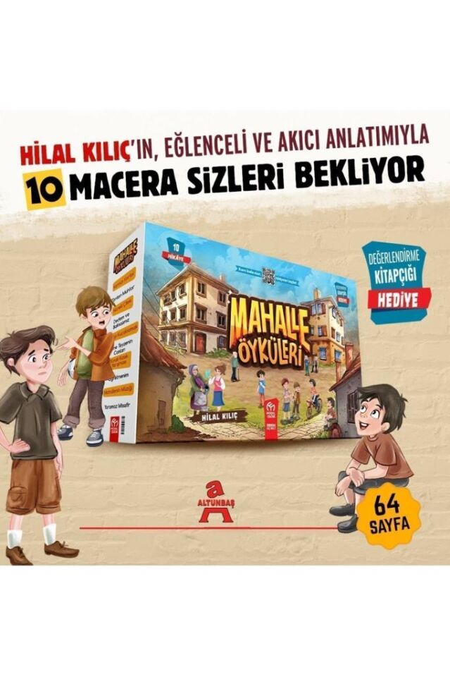 Model Çocuk 3 ve 4. Sınıf Mahalle Öyküleri Hikaye Serisi 10 Kitap 1 Değerlendirme Testi