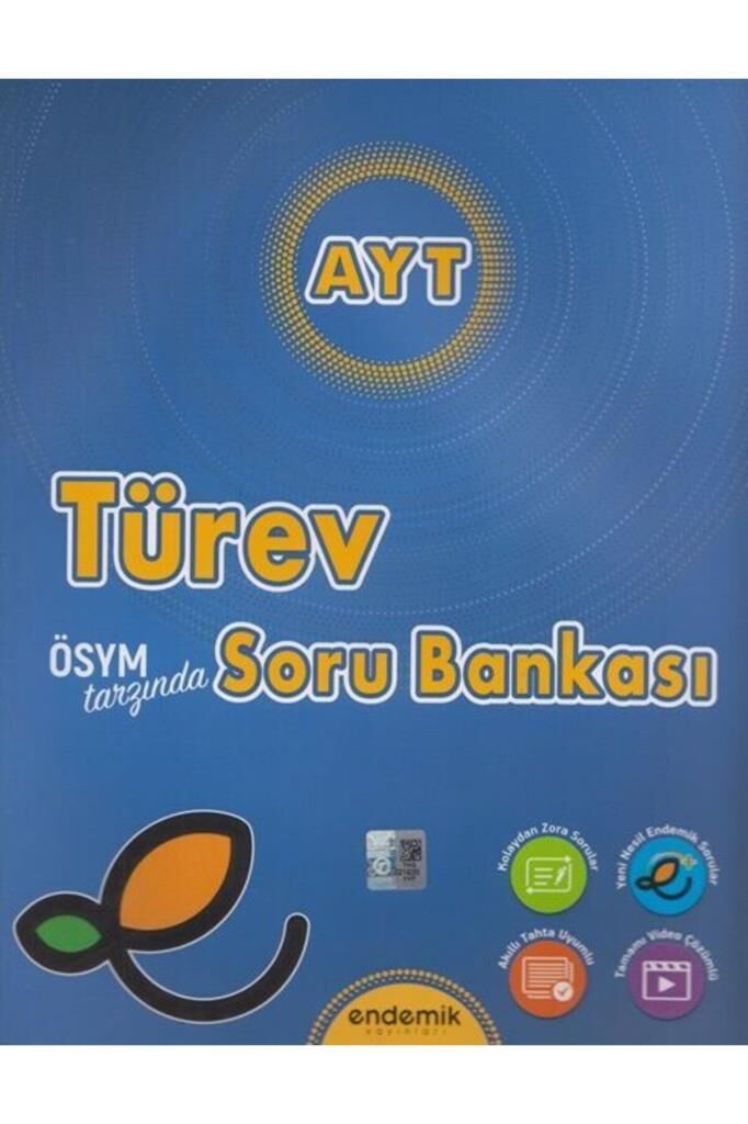 Endemik Yayınları AYT Türev Soru Bankası