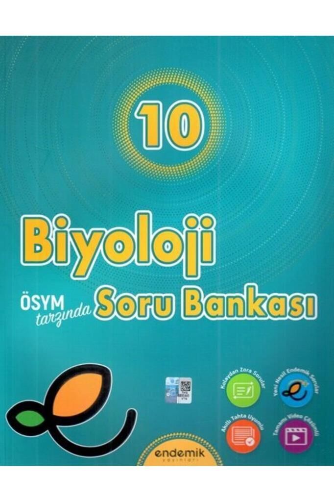 10. Sınıf Biyoloji Soru Bankası Endemik Yayınları