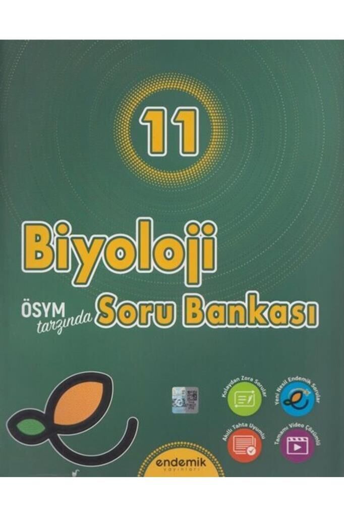 Endemik Yayınları 11. Sınıf Biyoloji Soru Bankası