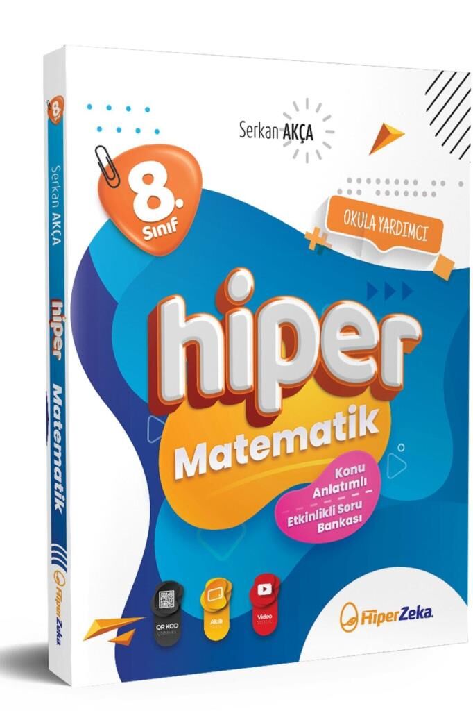 8. Sınıf Hiper Matematik Konu Anlatımlı & Etkinlikli Soru Bankası Nw | Serkan Akça