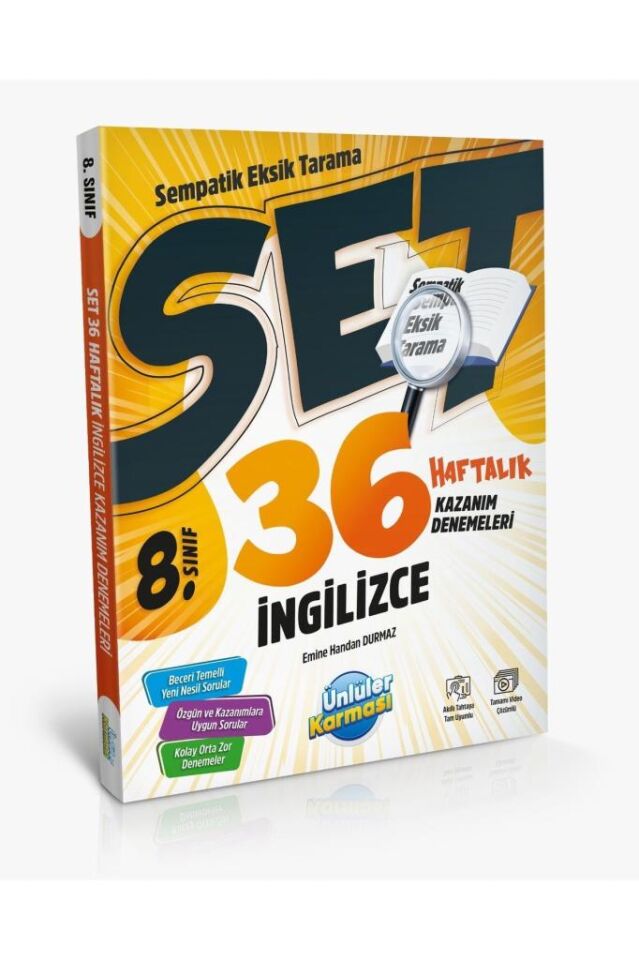 8. SINIF LGS SEMPATİK İNGİLİZCE 36 HAFTALIK KAZANIM DENEMELERİ