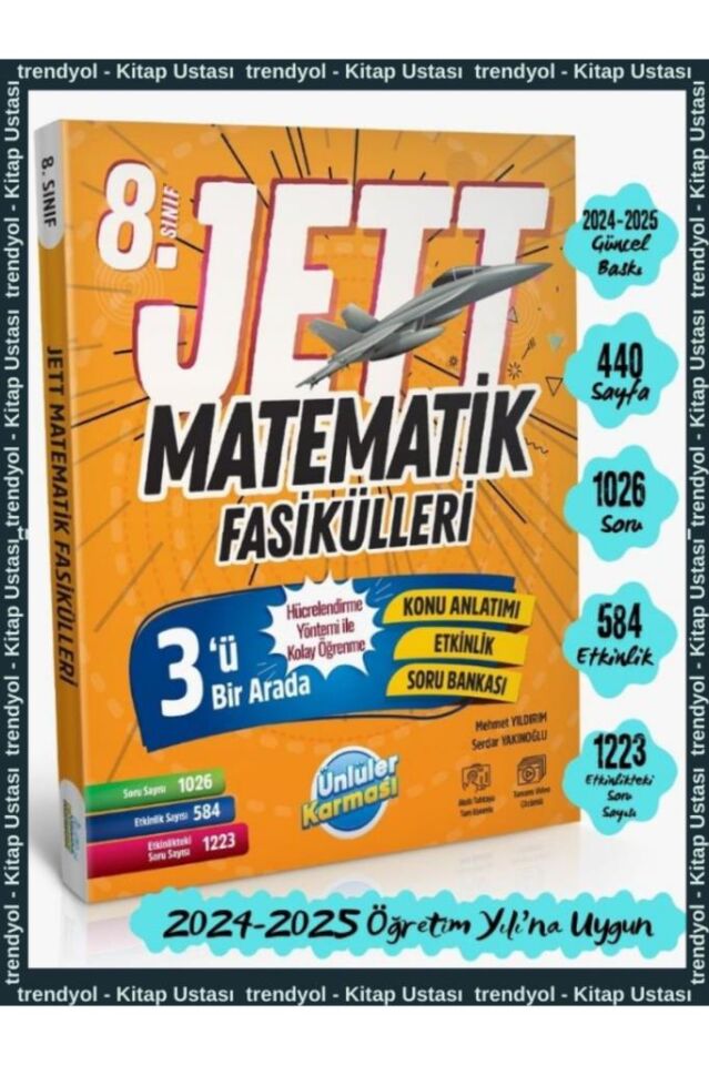 8. SINIF LGS JETT MATEMATİK FASİKÜLLERİ