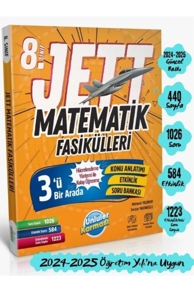 8. SINIF LGS JETT MATEMATİK FASİKÜLLERİ