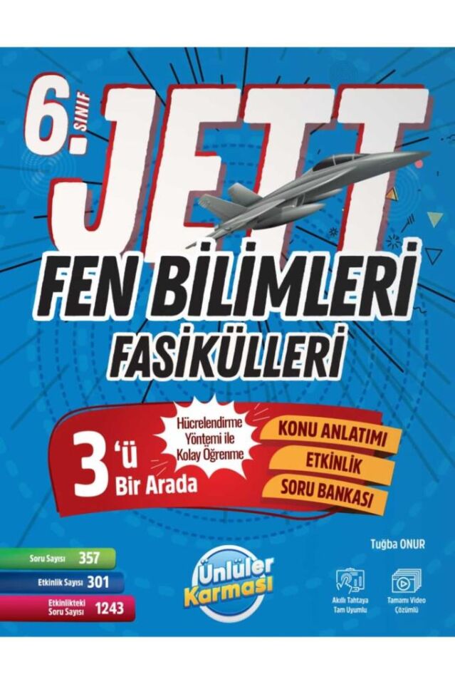 Ünlüler Karması 6. Sınıf Jett Fen Bilimleri Fasikülleri