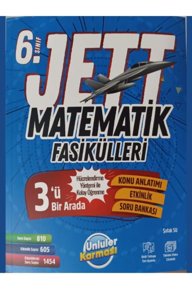 Ünlüler Karması 6.Sınıf Jett Matematik Fasikülleri