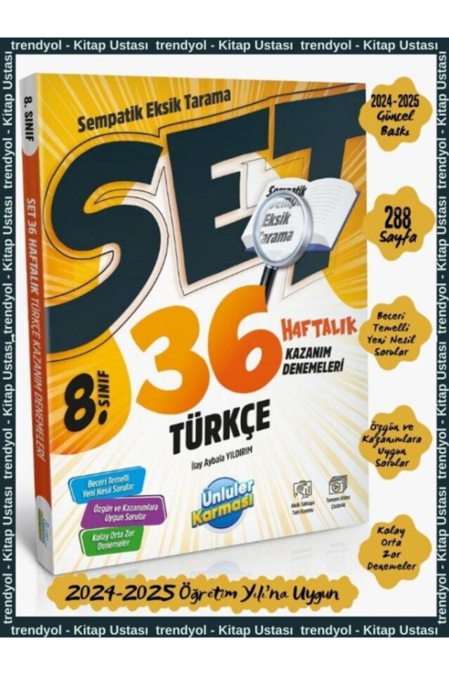 8. Sınıf Lgs Sempatik Türkçe 36 Haftalık Kazanım Denemeleri