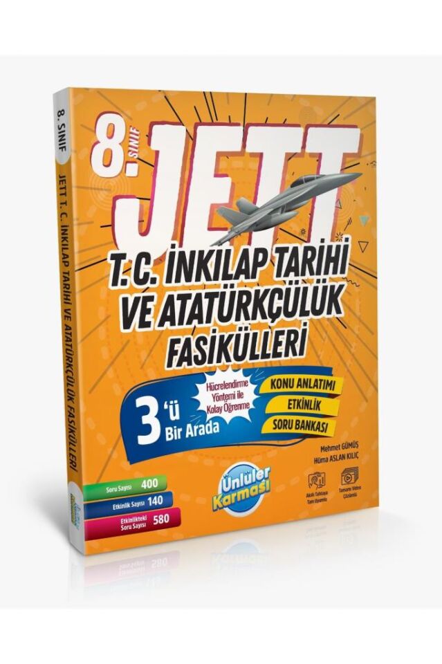 8. SINIF LGS JETT T.C. İNKILAP TARİHİ VE ATATÜRKÇÜLÜK FASİKÜLLERİ