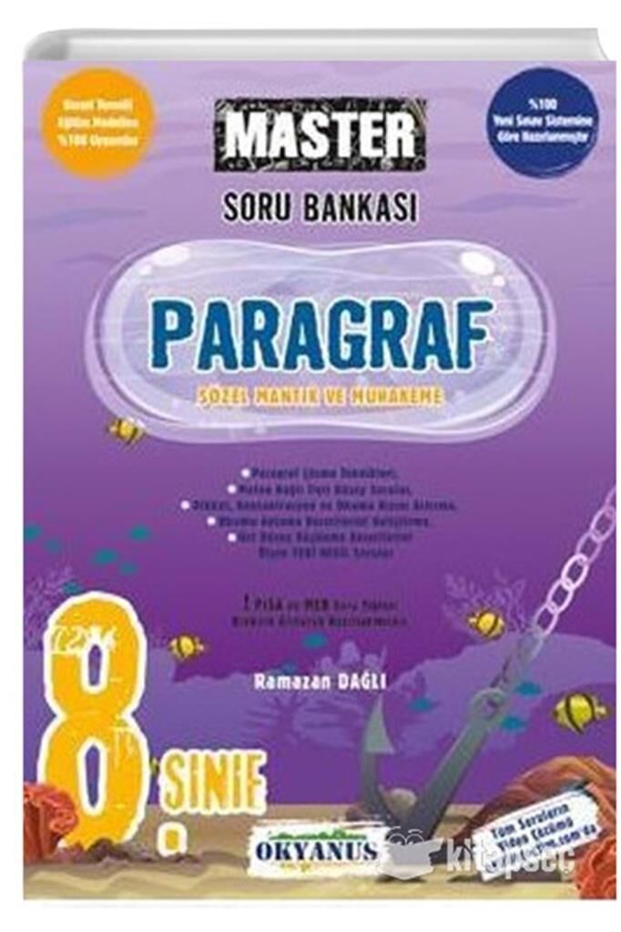 8. Sınıf Master Paragraf Soru Bankası - Okyanus Yayıncılık