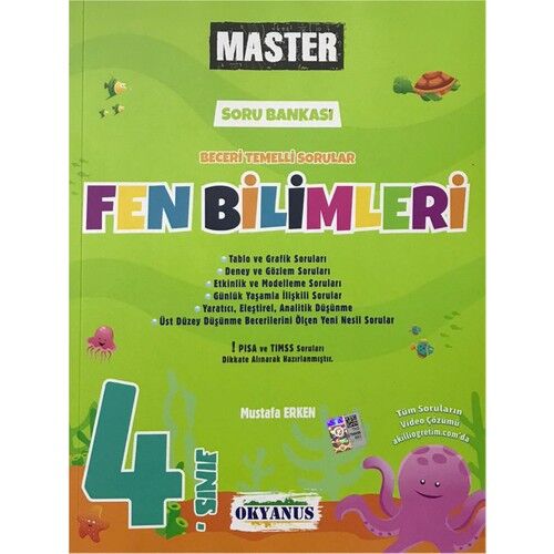 Okyanus 4. Sınıf Fen Bilimleri Master Soru Bankası