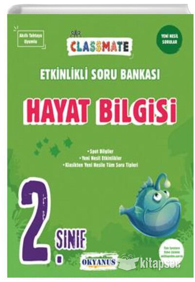 Okyanus Yayınları 2. Sınıf Classmate Hayat Bilgisi Etkinlikli S