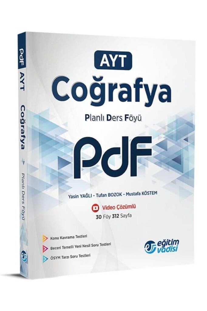 Eğitim Vadisi Ayt Coğrafya Planlı Ders Föyü (PDF) 2024